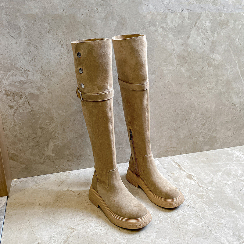 Women's Over The Knee Knight Thick Bottom Boots