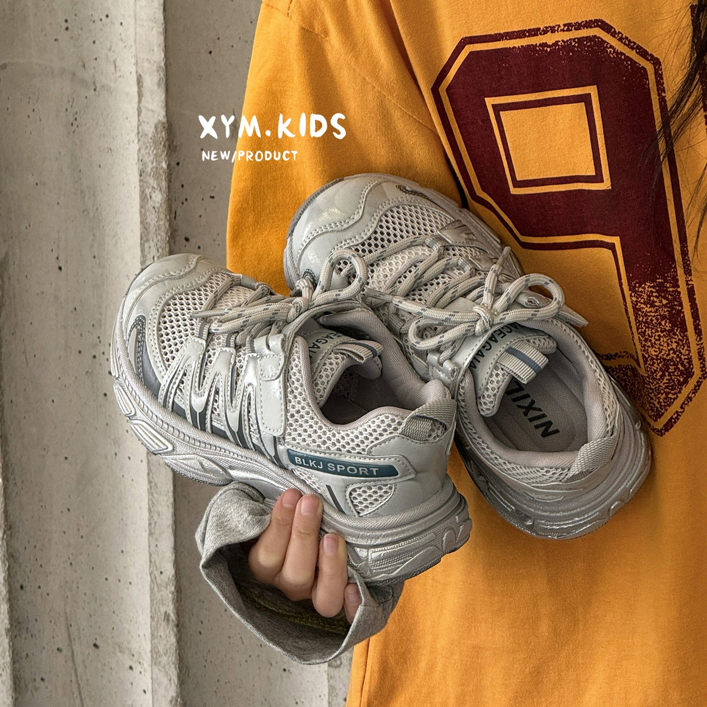 Children's Summer Fashionable Single Mesh Lightweight Outdoor Sneakers