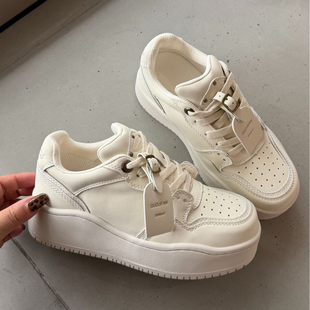 Preface Fan Sports Thick Bottom Increased Female Bread Women's Casual Shoes