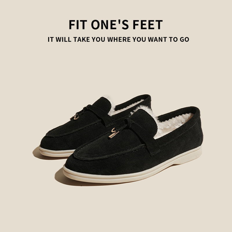 Women's Outdoor Wear Tods Matte British Style Popular Genuine Plus Loafers
