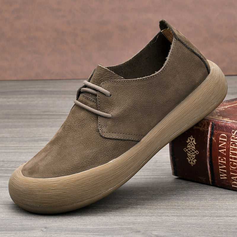 Men's Fashion Genuine Soft Martin Trendy Retro Leather Shoes