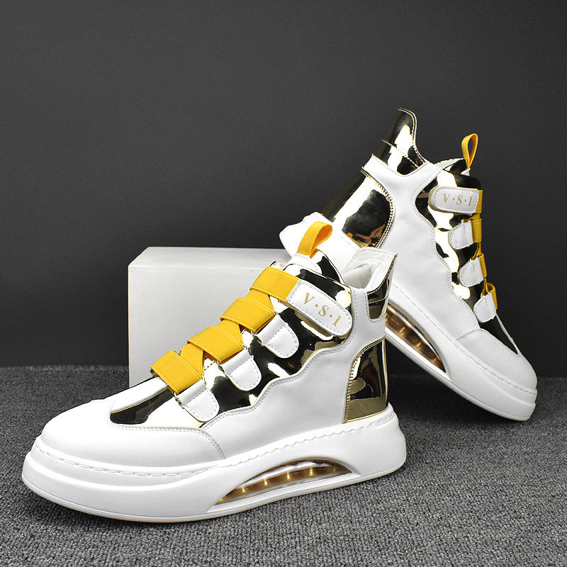 Breathable Trendy Korean Board Sports White Casual Shoes
