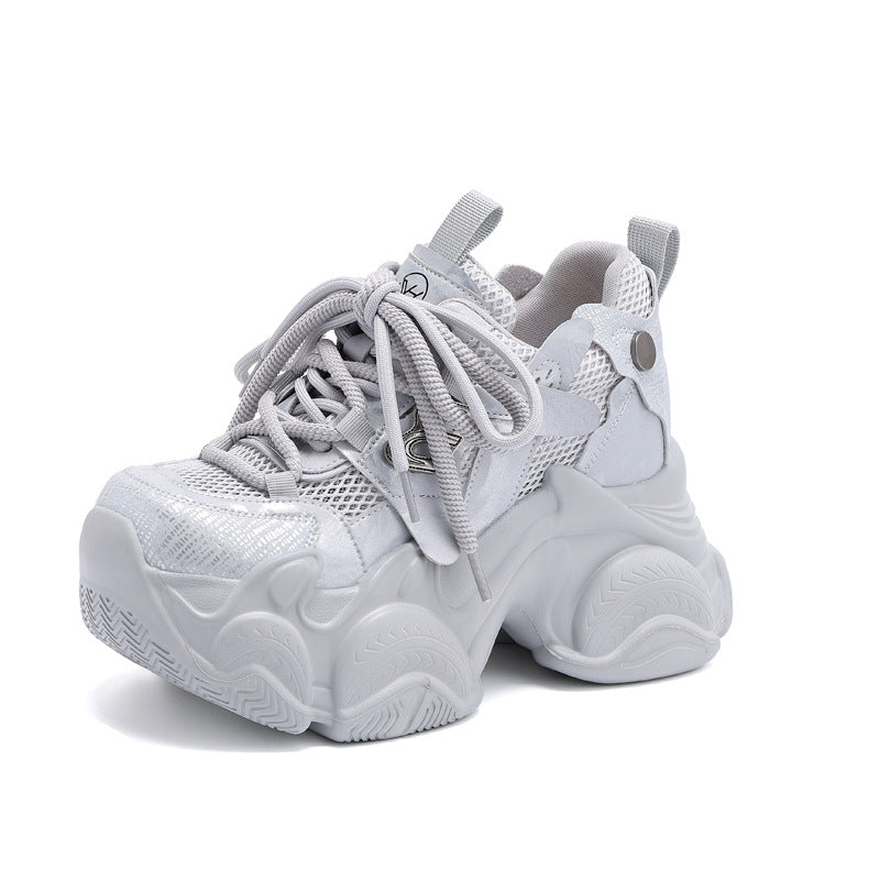 Women's Platform Daddy Breathable Summer Small Height Women's Casual Shoes
