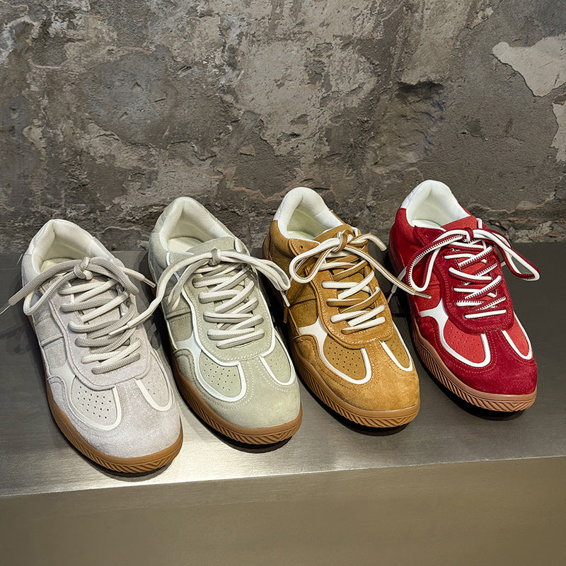 Men's Jogging Commuter Fashionable Yellow White Red Men's Board Shoes