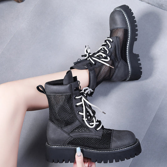 Women's Martin Summer Thin Short Breathable Mesh Boots