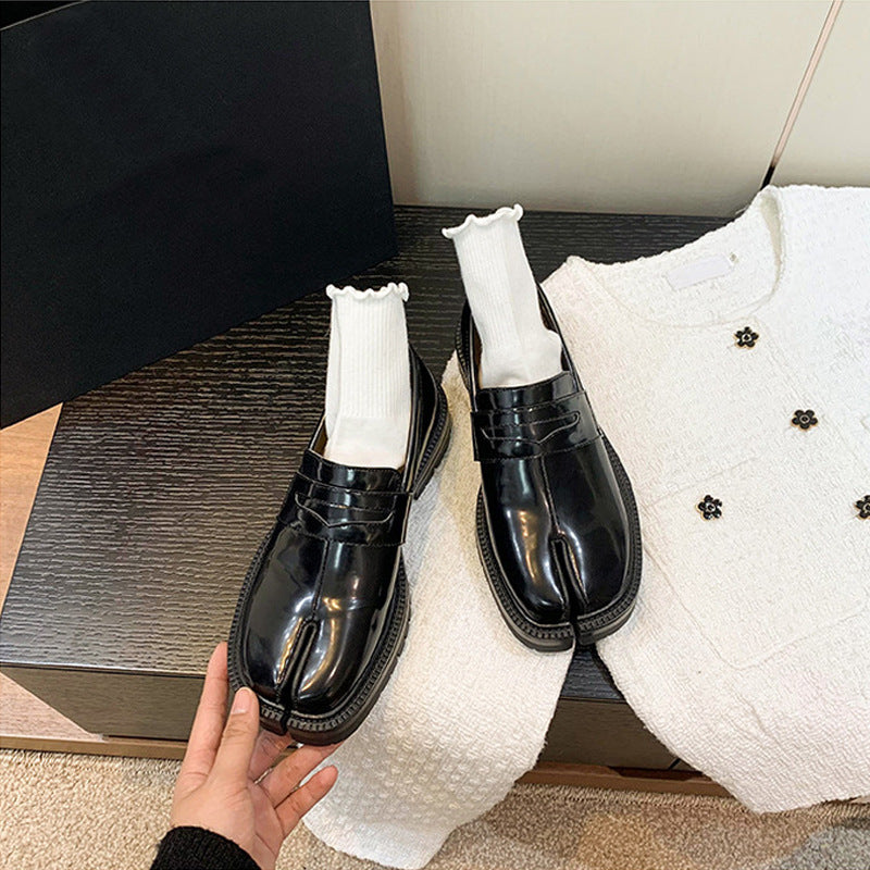 Women's & Men's Niche Thick Bottom Chunky Slip-on Lazy Horseshoe Pumps Heels
