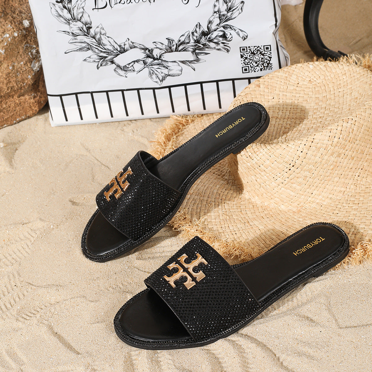 Women's Creative Slouchy Beautiful Flat Jewelry Sandals