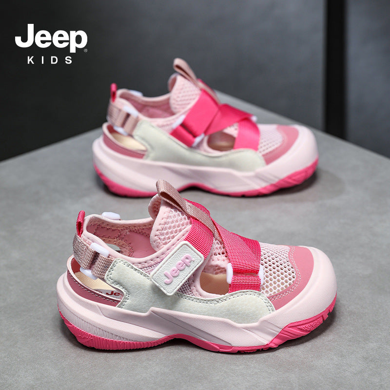 Children's Sports Closed Toe Hollow Outdoor Running Kid's Sandals