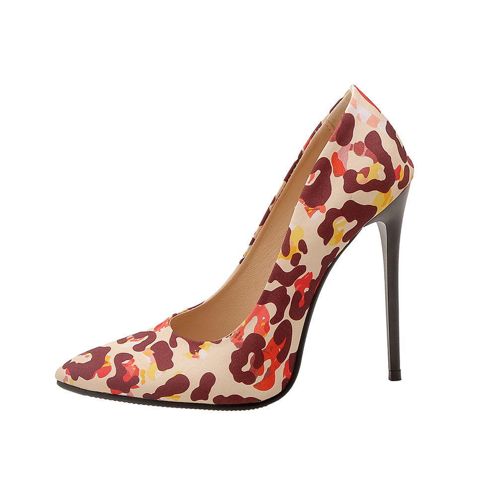 Women's Autumn Stiletto Patent Pumps Plus Size Large Women's Shoes
