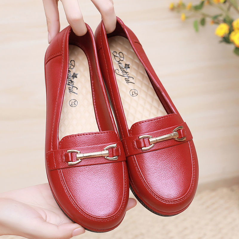 Women's Pump Fashion Flat Breathable Solid Color Casual Shoes