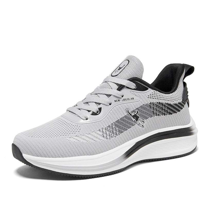 Men's Summer Mesh Breathable Deodorant Running Trendy Sneakers
