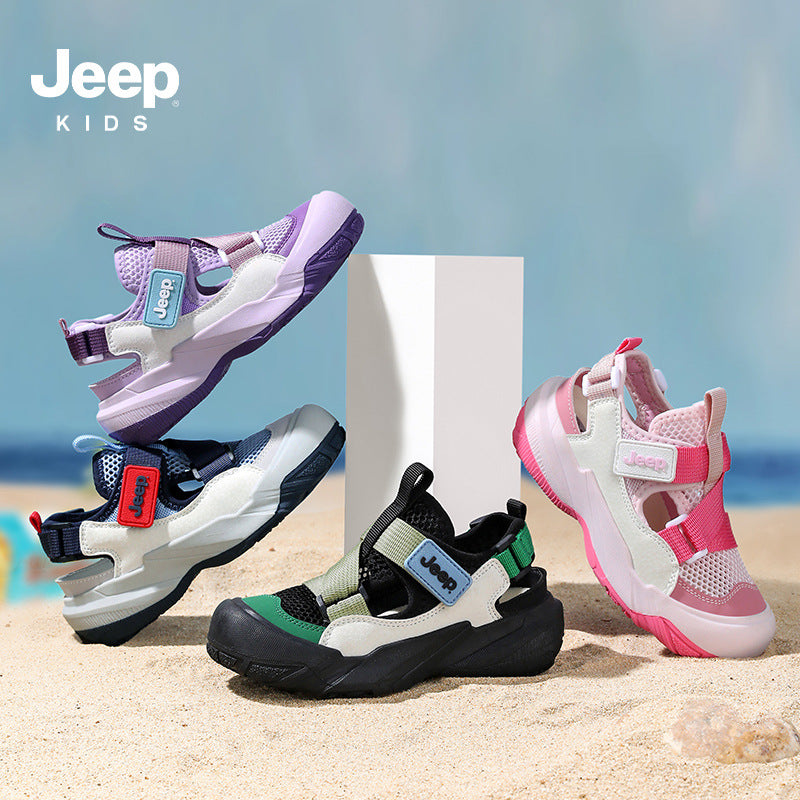 Children's Sports Closed Toe Hollow Outdoor Running Kid's Sandals