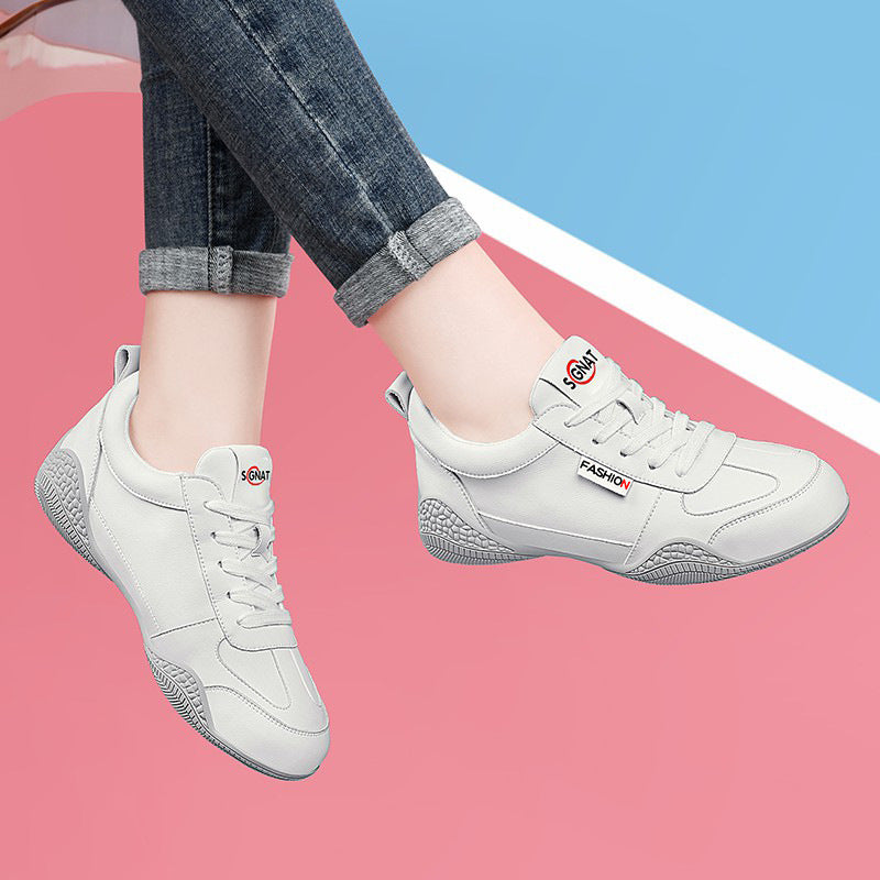 Women's Angel White Autumn Light Running Korean Sneakers
