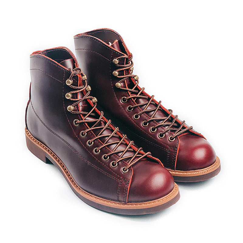 Women's & Men's Short Face Desert Motorcycle Retro Martin Boots