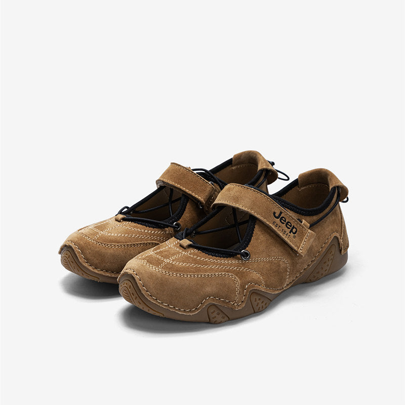 Women's Jeep Sports Mary Jane French Shallow Mouth Pumps Soft Women's Casual Shoes