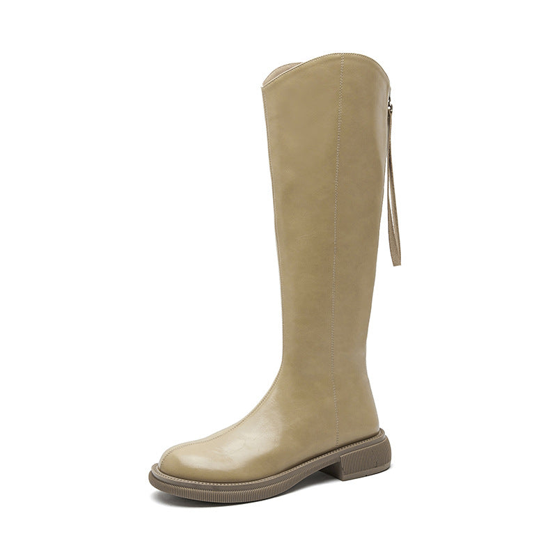 Women's Round Toe West Cowboy High Riding Boots