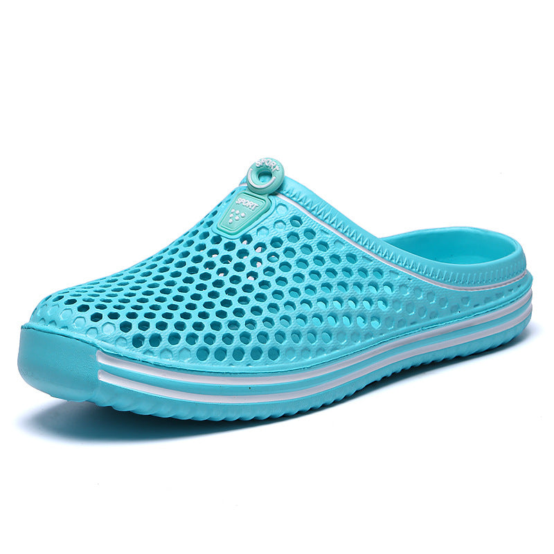 Women's & Men's Couple Hole Outdoor Leisure Slip On Sandals