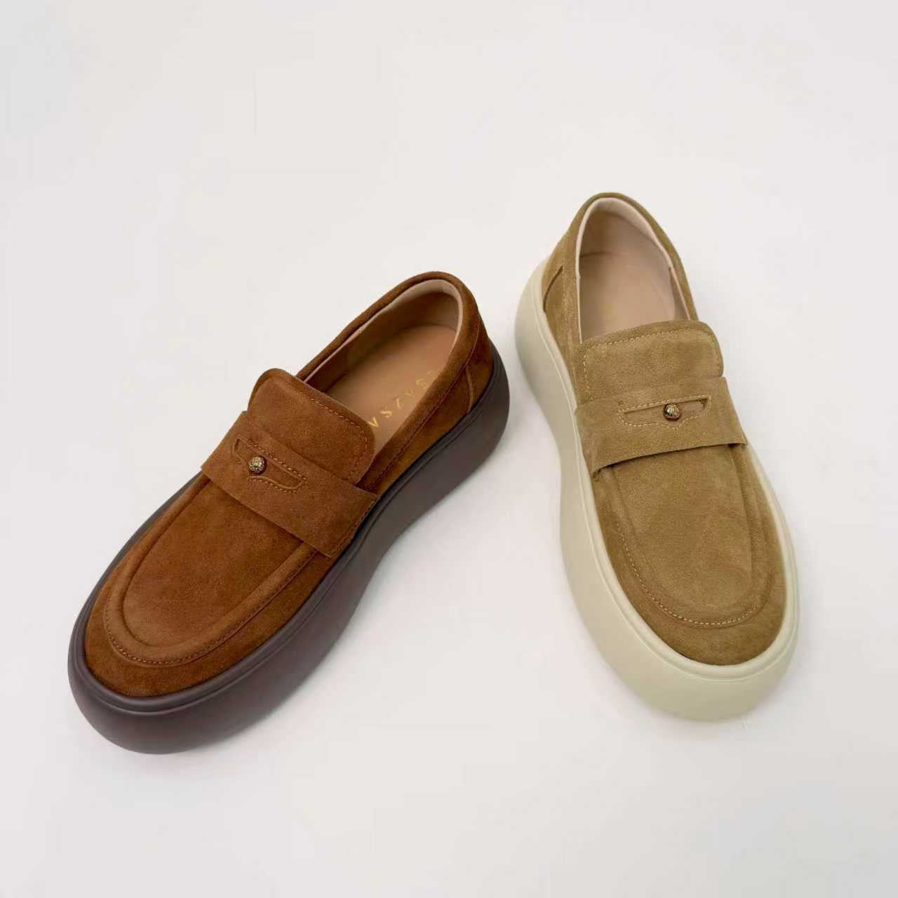 Milk Pastry Spring Thick Sole Light Casual Shoes