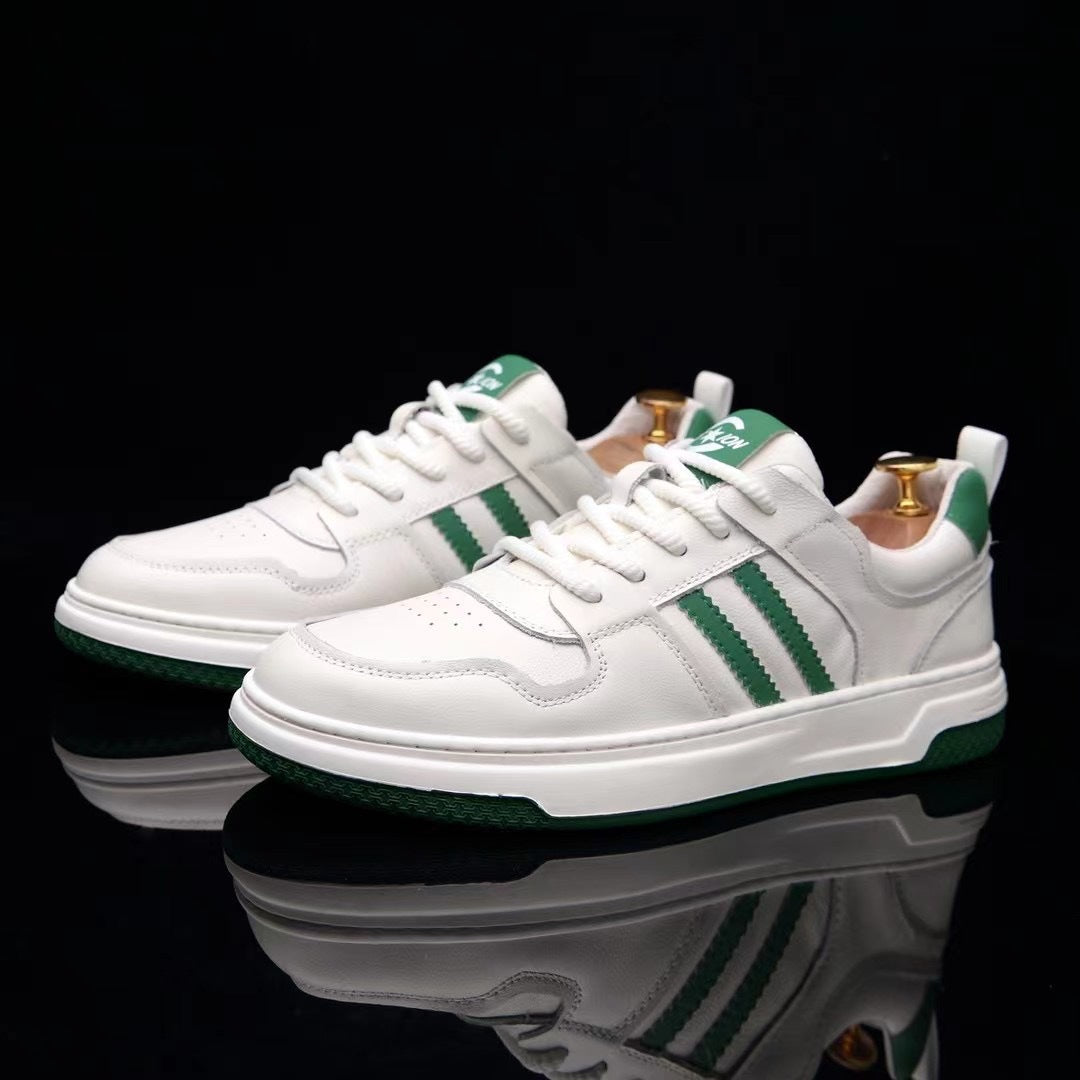 Men's Trendy Genuine Breathable Soft Bottom Sports Sneakers