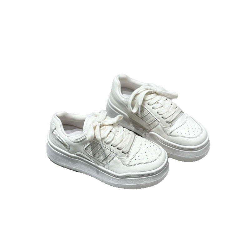 Classy Ni Thick Bottom Bread Skateboard Women's Casual Shoes