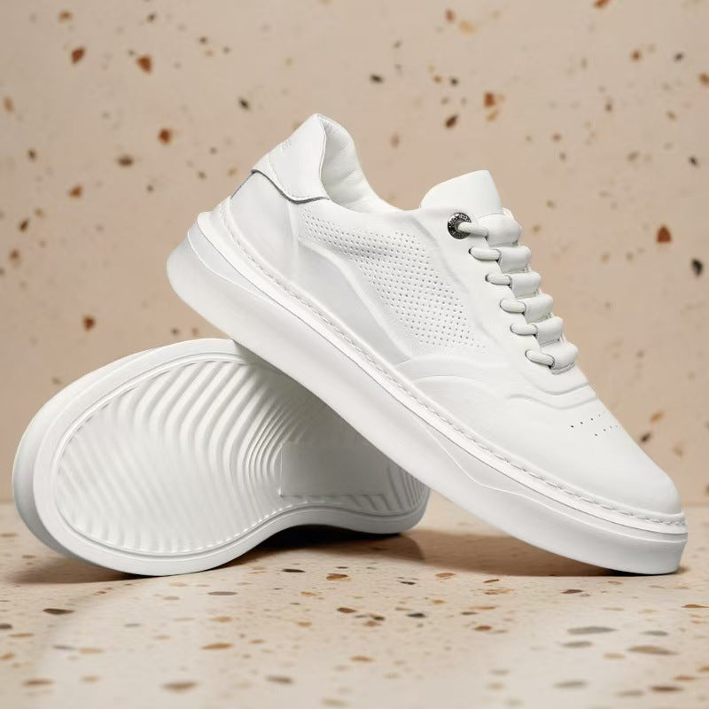 Men's Summer Suit White Breathable Trendy Fashionable Sneakers