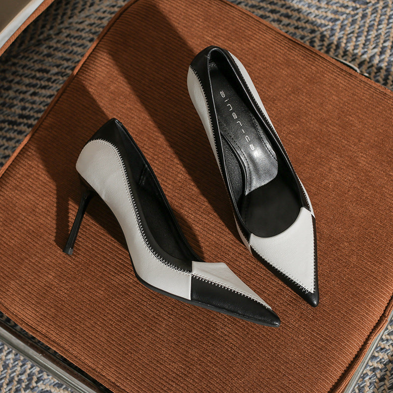 Women's High Stiletto Shallow Mouth French Pumps Women's Fashion Shoes