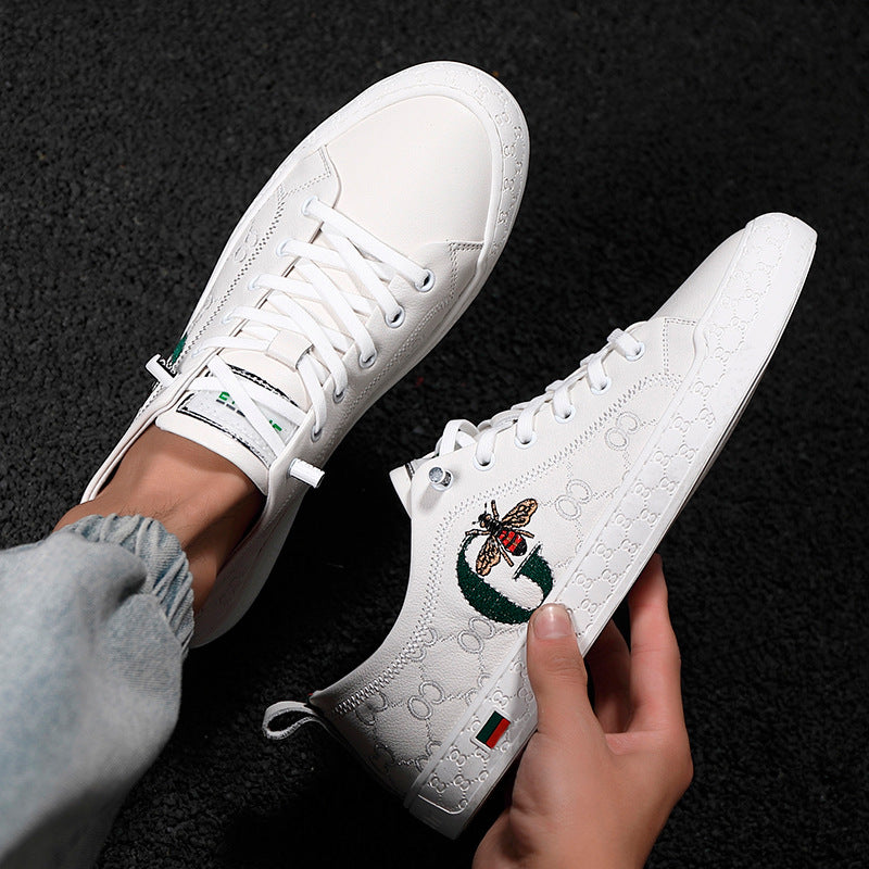 Men's Low Top Soft Genuine Trendy Wild Sneakers