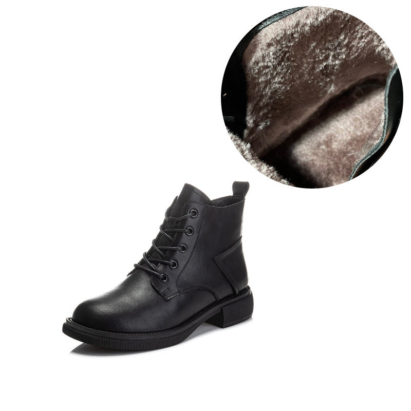 Women's Chelsea Retro Martin Plus Size Short Boots