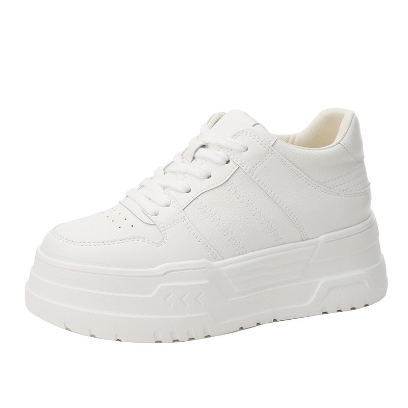Women's Hidden White Small Elevator Wild Sports Women's Casual Shoes