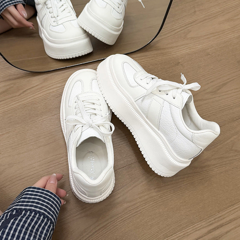 Women's Small Hidden White Spring Platform Sports German Women's Casual Shoes