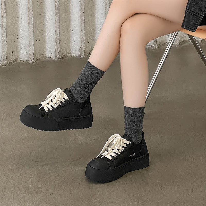 Men's Thick-soled Niche Sports Big Toe Commuter Height Sneakers