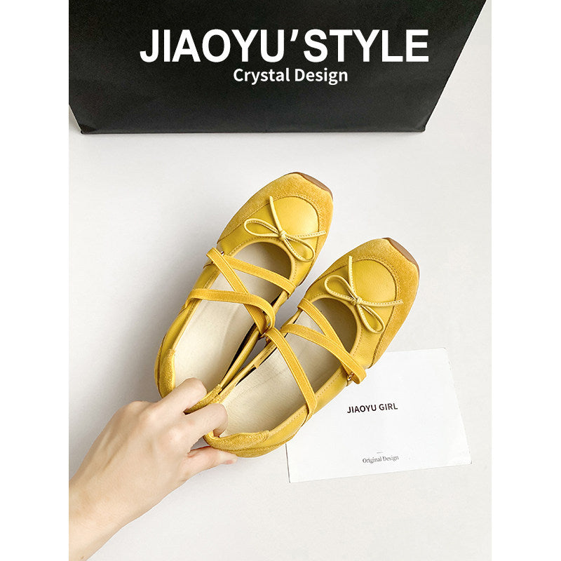 Shallow Mouth Pumps Female Summer Bow Women's Casual Shoes