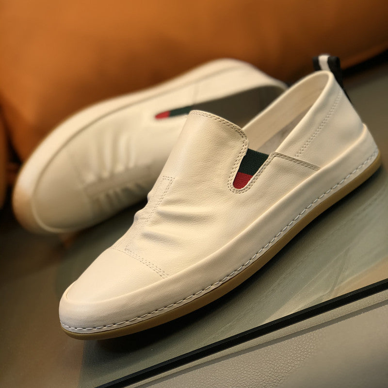 Men's Authentic Slip-on Board Black Driving Sneakers