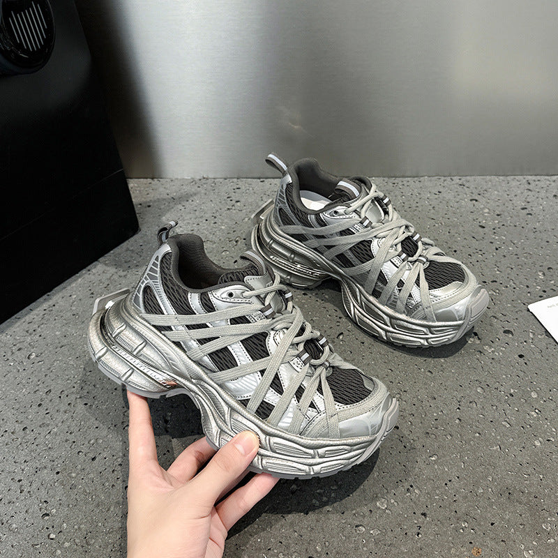 Women's Platform Dad Autumn Korean Breathable Lightweight Sneakers