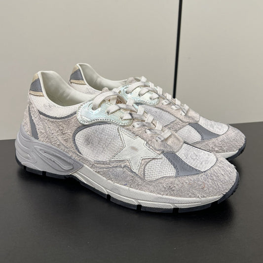 Goose Couple Mesh Distressed Retro Dirty Thick Women's Sports Shoes
