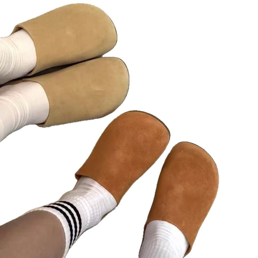 Women's & Men's Autumn Matte High Quality Lightweight Leisure Flat Slippers