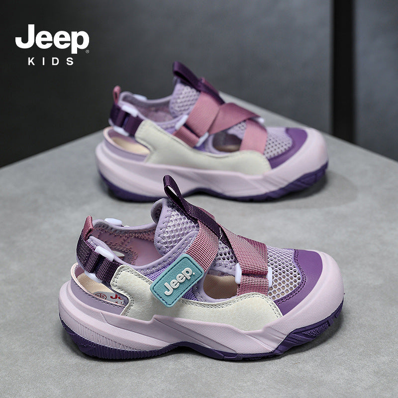 Children's Sports Closed Toe Hollow Outdoor Running Kid's Sandals