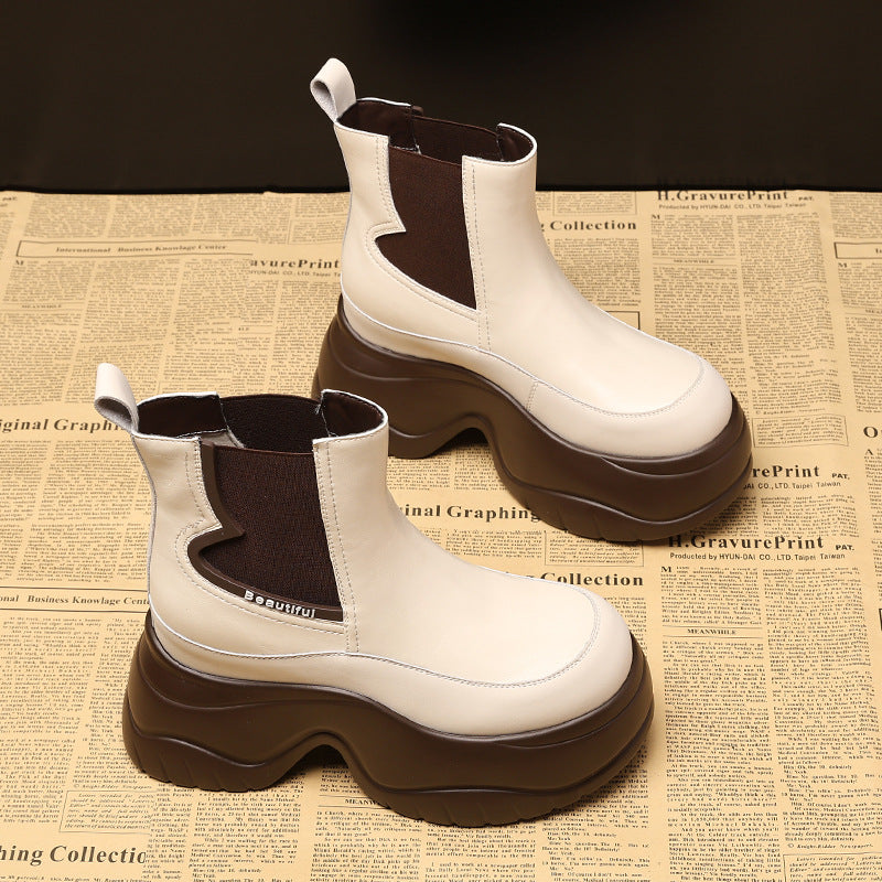 Women's Comfortable Beautiful Smoke Pipe Martin Boots