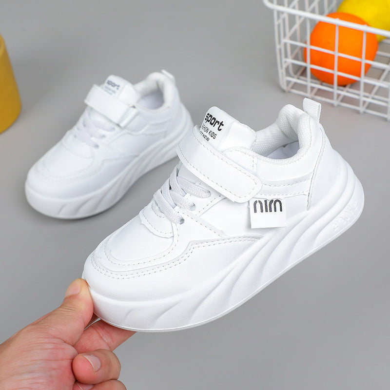 Children's Real Soft Waterproof Pumps Cute Boy Kid's Sneakers