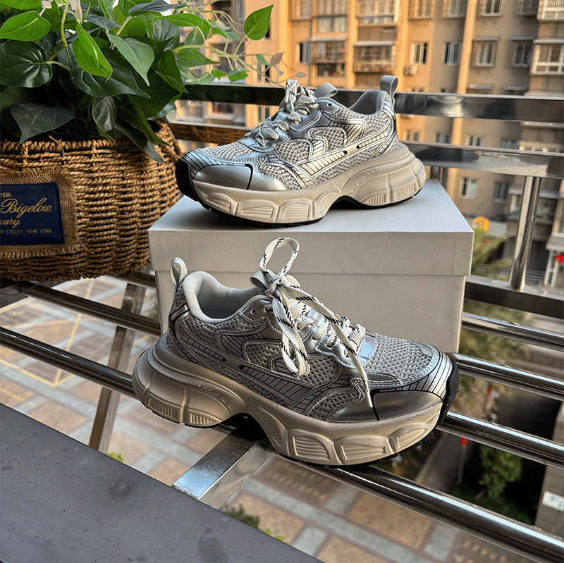 Women's Clunky Spring Platform Heightened High-grade Minority Casual Shoes