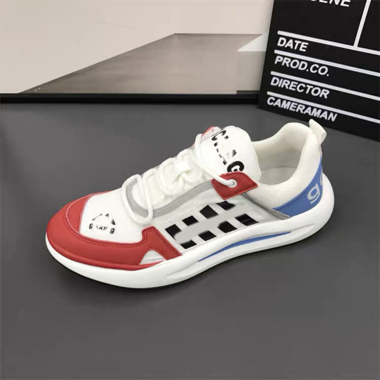 Men's Summer Mesh Breathable Comfort Lightweight Rocking Trendy Four Men's Board Shoes