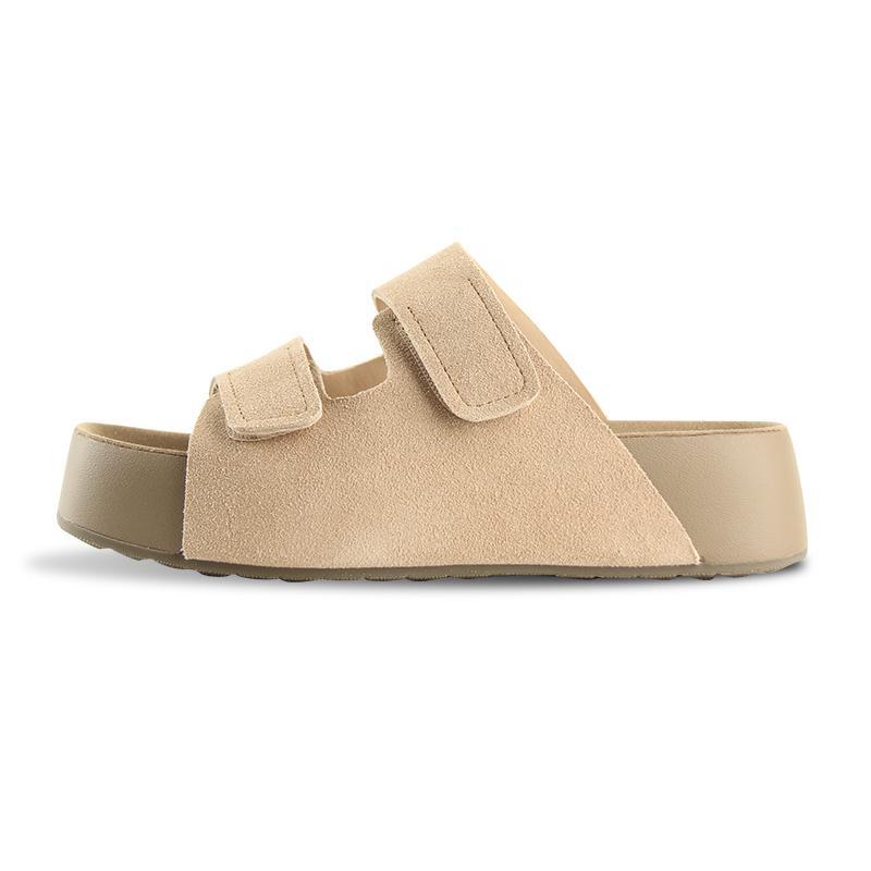 Thick Milk Toast Raw Bottom Super Sandals