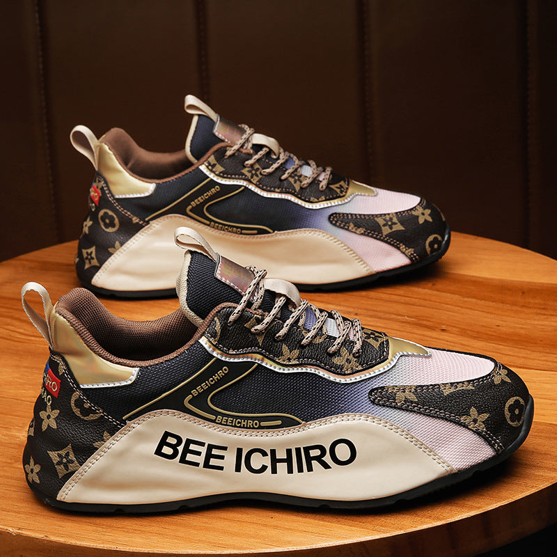 Men's Daddy Fashion Sports Bag Sole Platform Casual Shoes