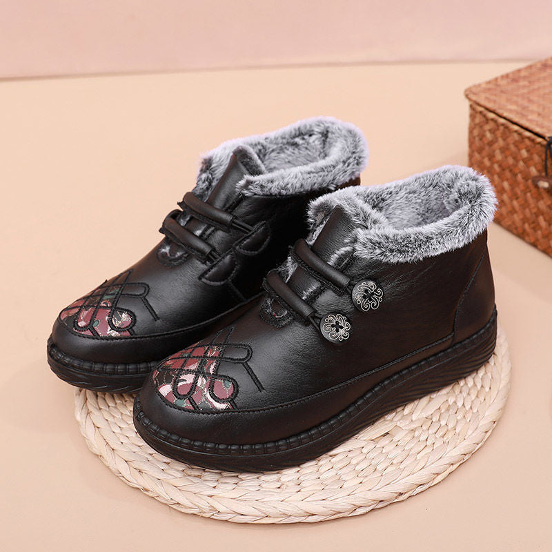 Women's Winter Warm Veet Padded Thickened Old Cloth Women's Shoes