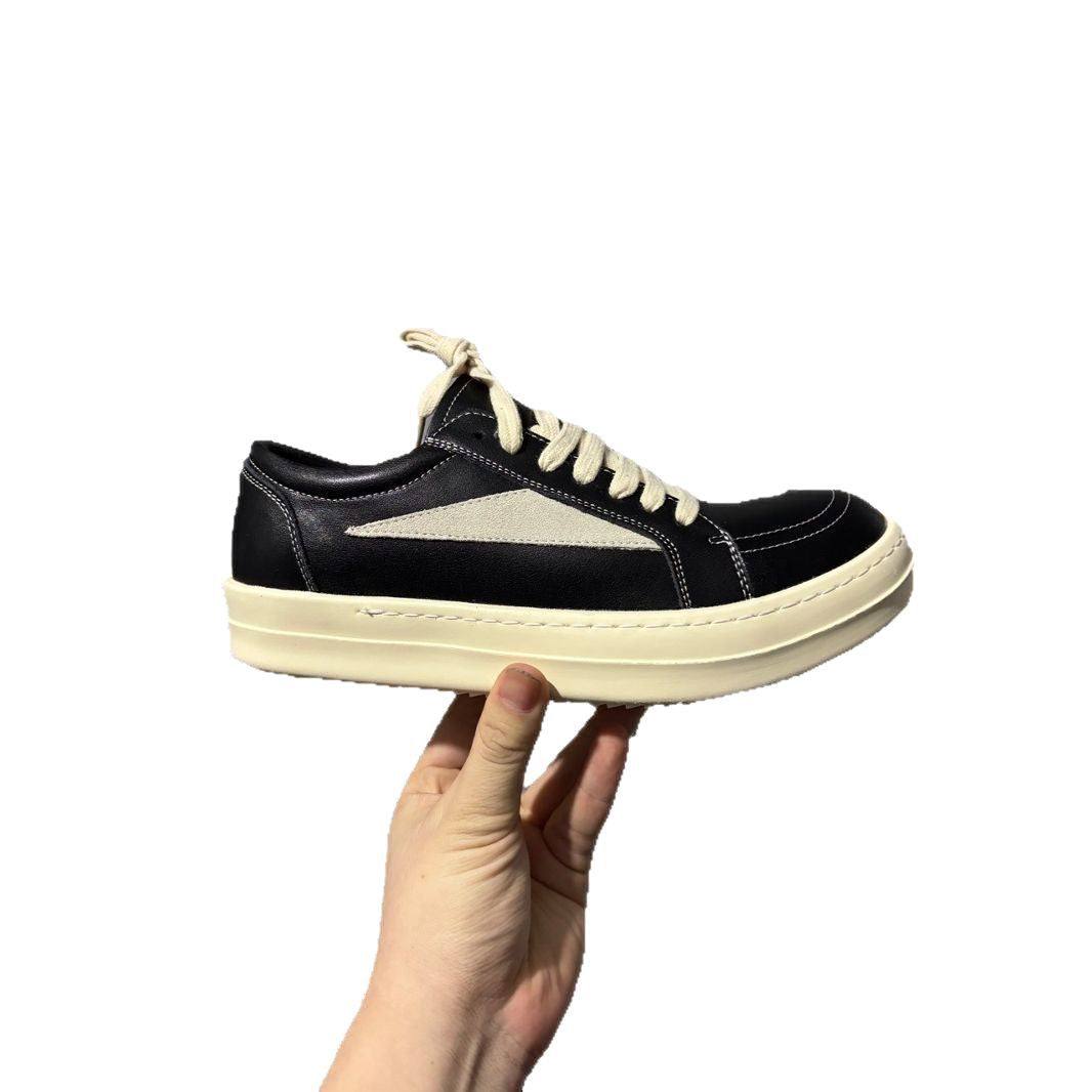 Men's Infringement Dark Style Platform Elevator Wild Design Lace Men's Board Shoes