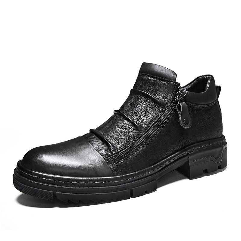 Men's Short Breathable Trendy Wild Soft Bottom Boots