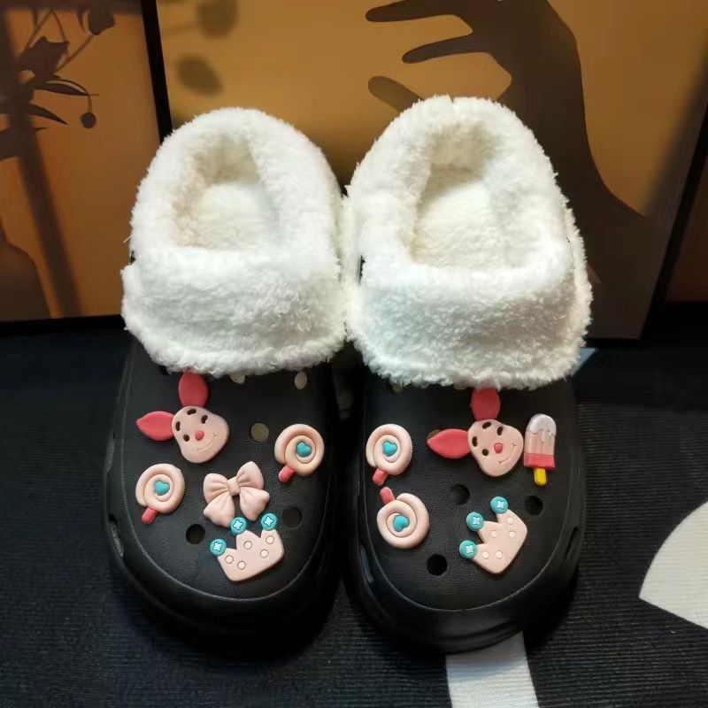 Women's Fleece-lined Outer Winter Thick Sole Increased Women's Shoes