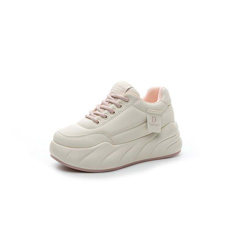 Women's Bread Platform Hidden White Fashion Women's Shoes