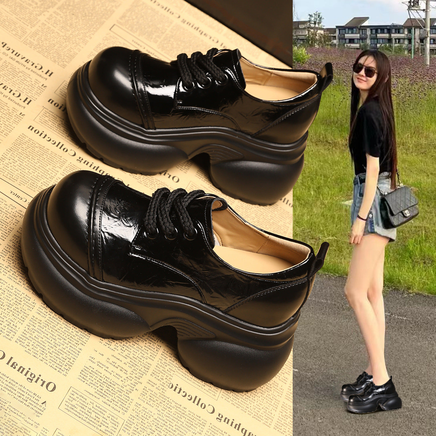 Women's Thick Bottom Invisible Elevated Spring Korean Style Loafers