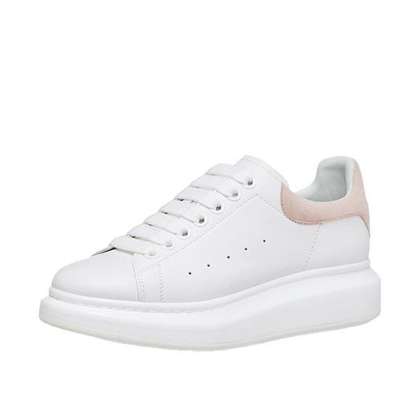 Women's & Men's High Version Mcqueen White Thick-soled Height Casual Shoes